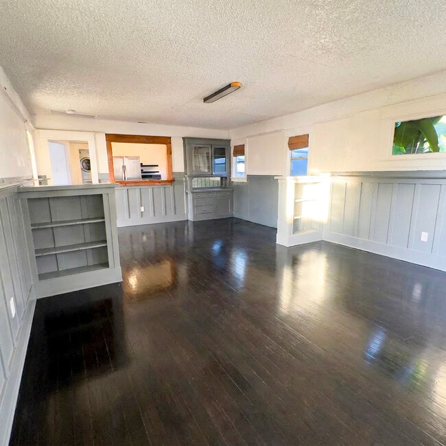 living room / dining room from the front door - 1661 W 36th Pl