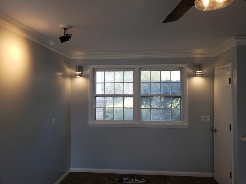 Art deco sconces in chrome - 6452 Washington Ave