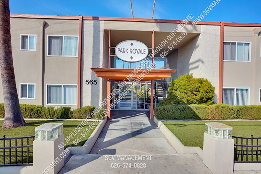 Front Entrance - Park Royal Apartments