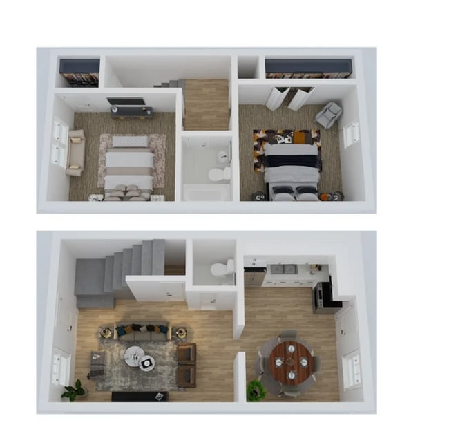Floorplan - Marble Street Rentals in Charlotte, NC