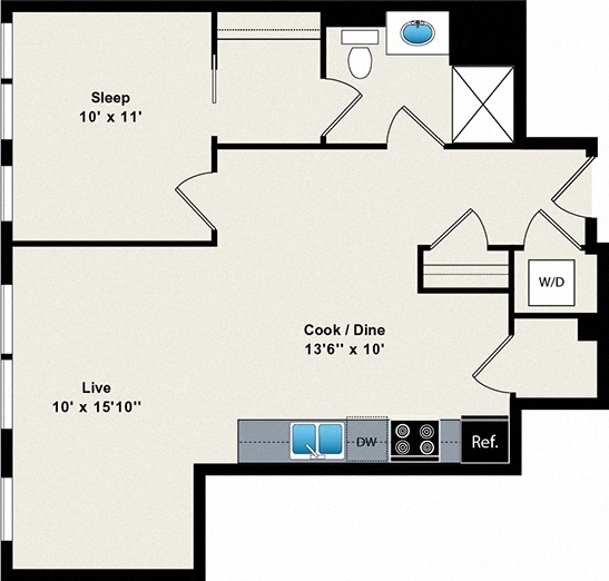 Floorplan - Reside on Green Street