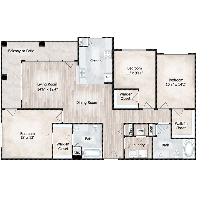 Floorplan - The Residence at Old Hickory Lake