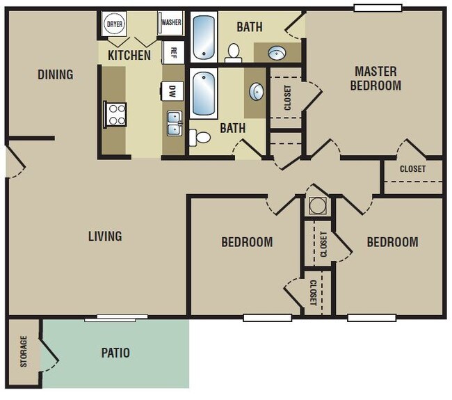 Cambridge Apartments 520 Vine Dr Flowood MS 39232 Apartment Finder