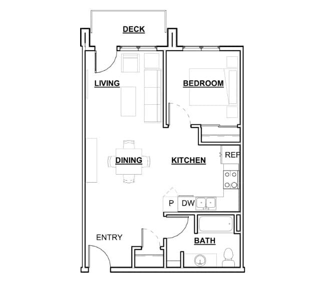 Floorplan - Meadowlark Senior Apartments