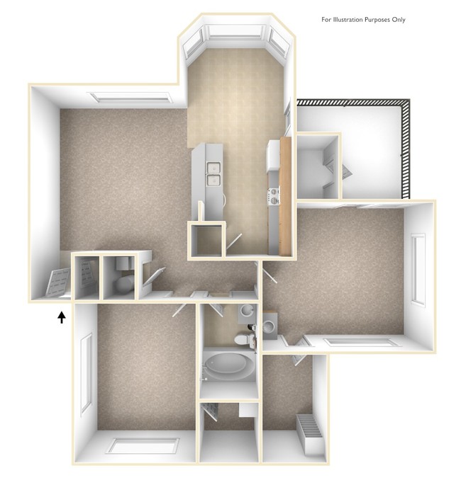 Floorplan - Aspen Hills Apartments