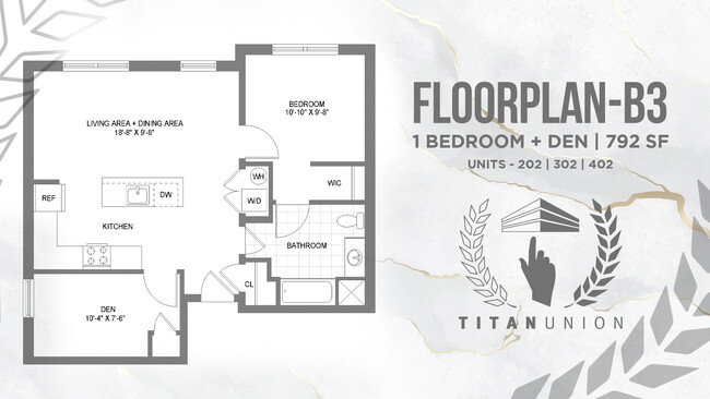 Floorplan - Titan Union Luxury Apartments