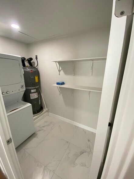 Washer and dryer room and storage - 697 S 5th St