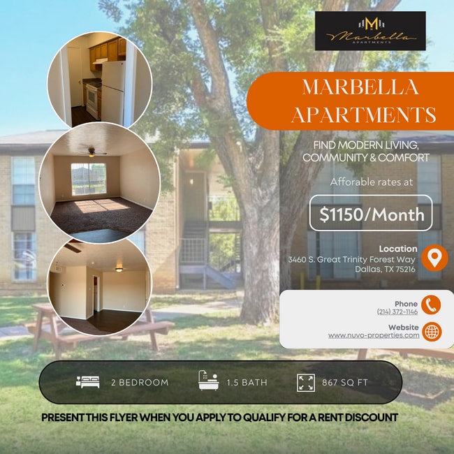 Building Photo - Marbella - 2 Bedroom 1.5 Bathroom