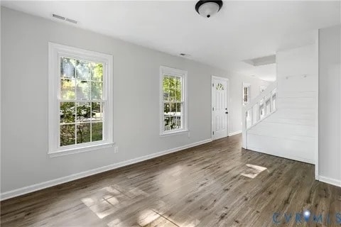 Shiplap detail up the stairway - 14406 Deer Meadow Dr