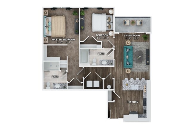 Floorplan - Fairmont at South Lake