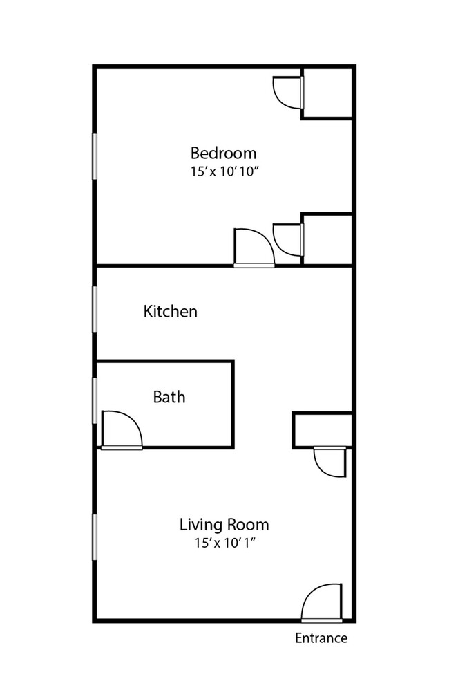 1 Bedroom layout at Belmont Place - Belmont Place