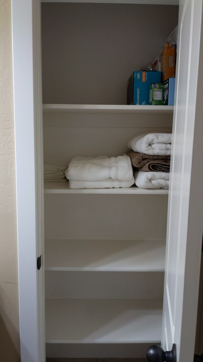 Bathroom closet area - 122 S Tamarak Cir