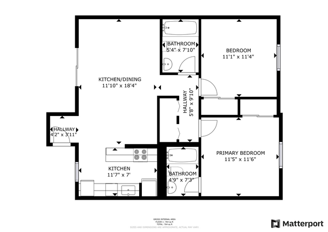 Floorplan - Silver Creek Apartments