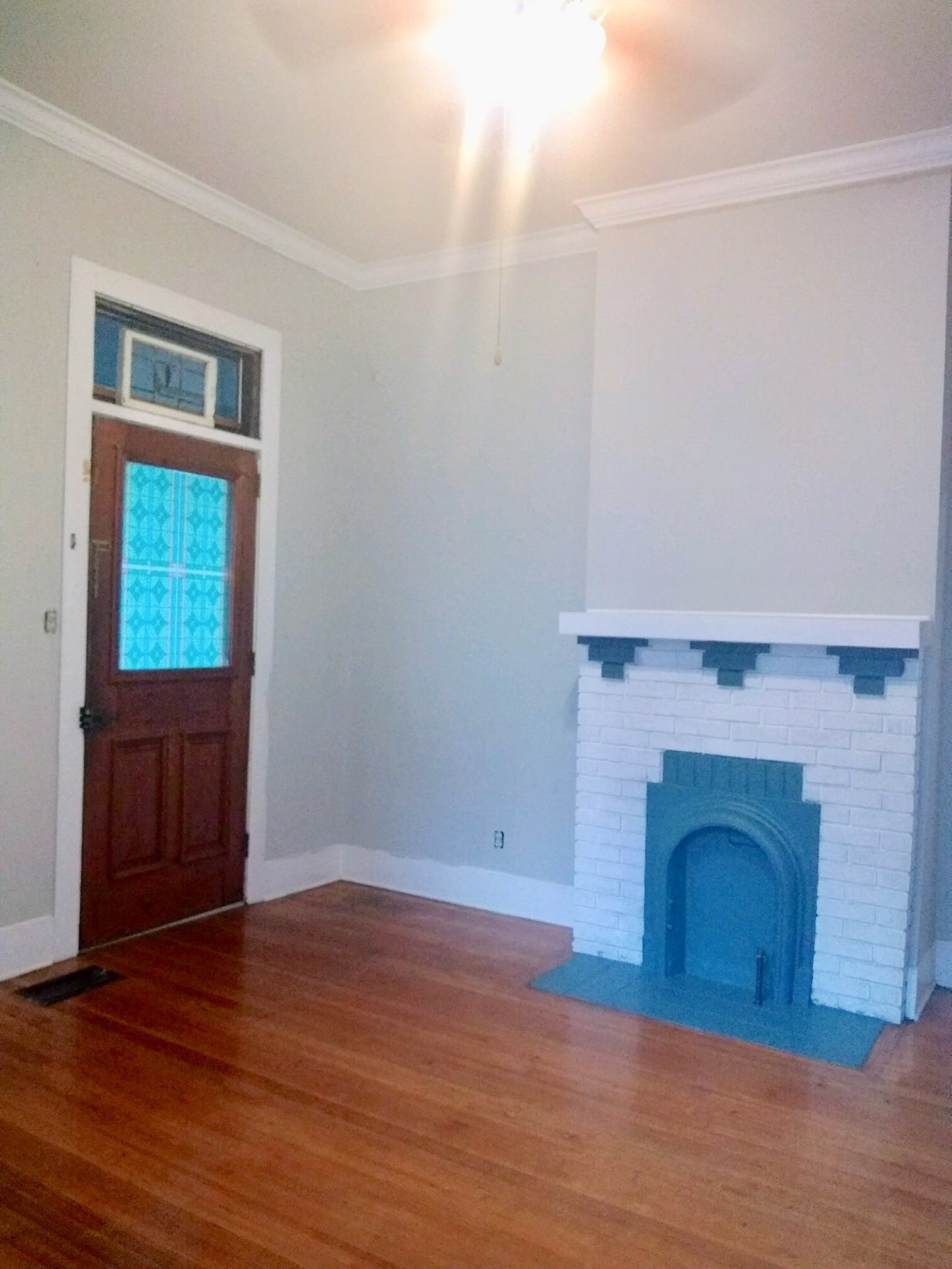 Detail Painting in Dutch Blue, Bedroom - 746 Europe St