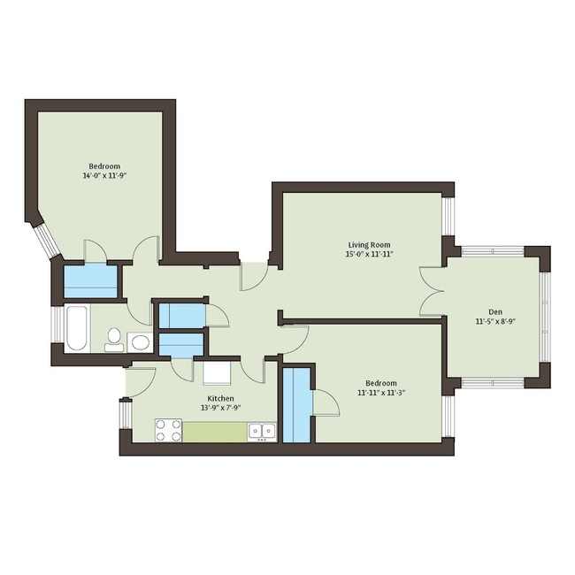 Floorplan - 5300-5308 S. Greenwood Avenue