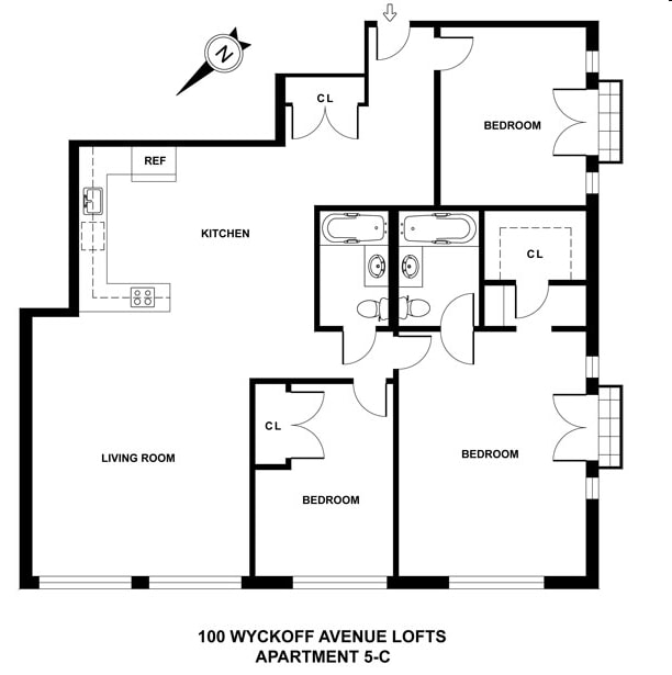 3BR/2BA - 1610 DEKALB AVE