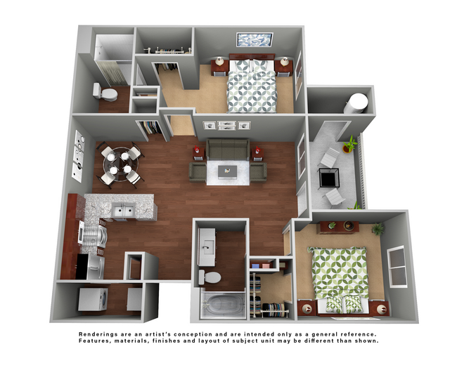 Floorplan - Meadows at Homestead Apartments