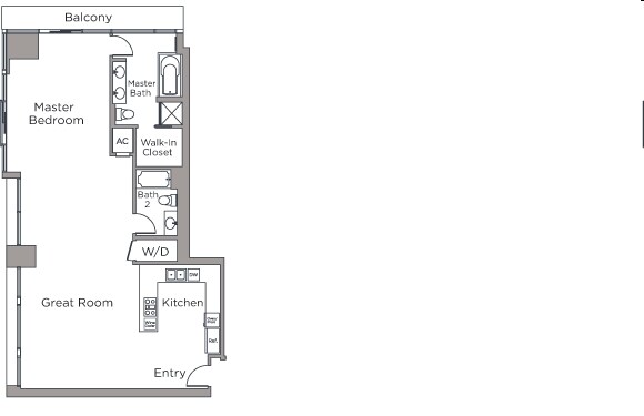 1BR/2BA - Latitude 33