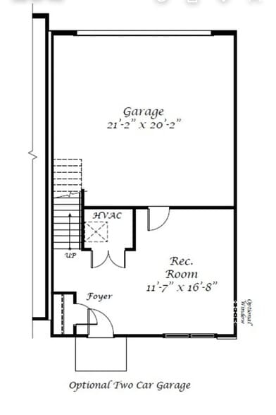 Basement Floor plan - 3046 Deptford St