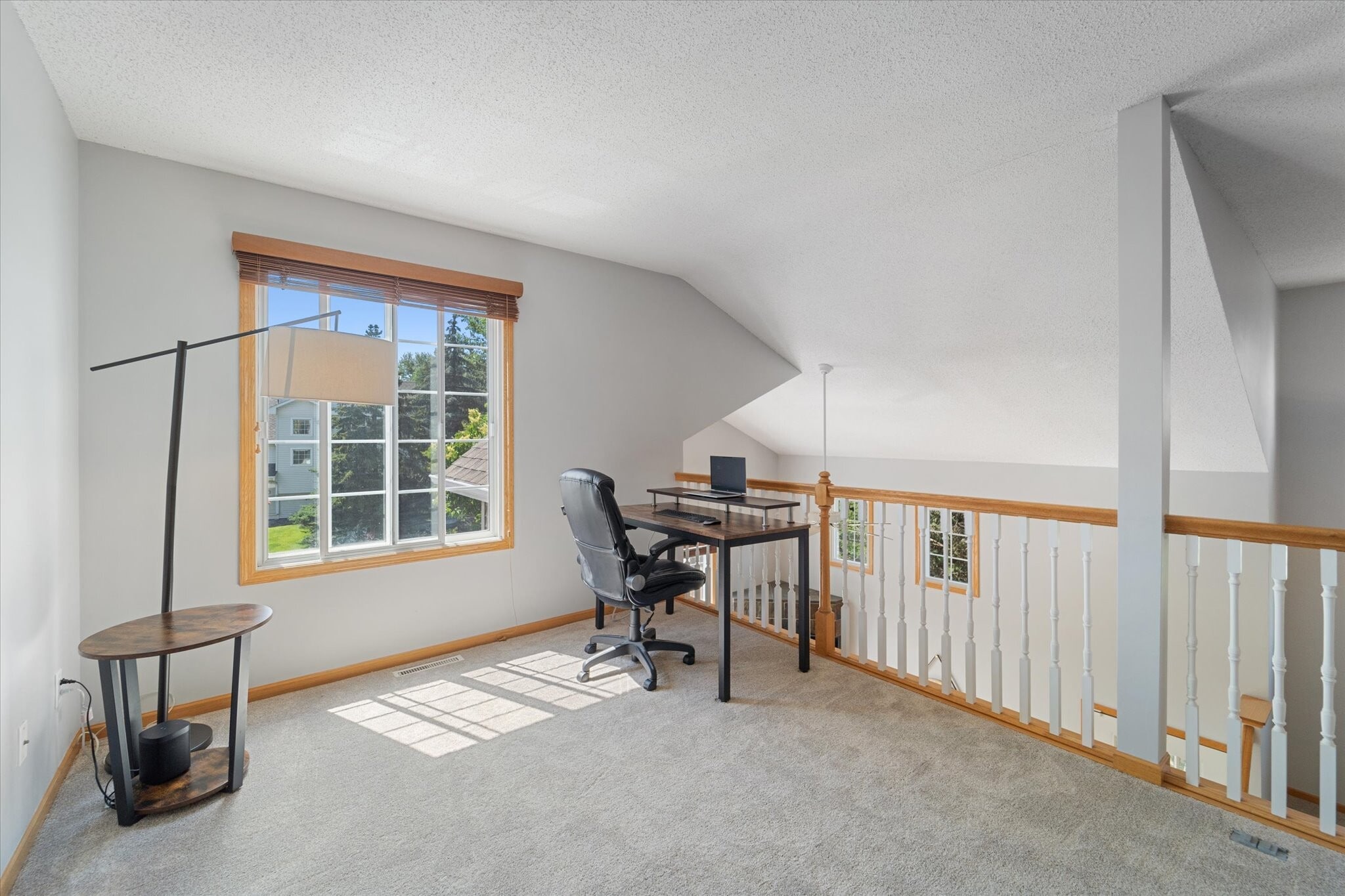 Upstairs open loft area, currently used as an office - 9092 Merrimac Ln N