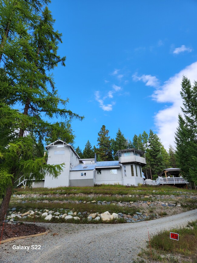 Front of property as viewed from county paved road - 595 Danielson Rd