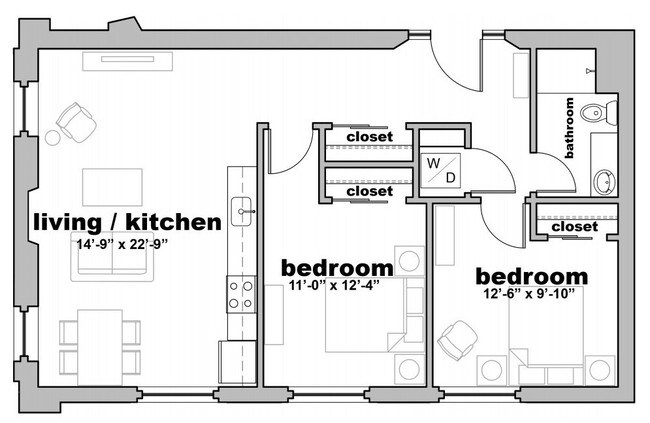 Floorplan - Lofts on Prospect