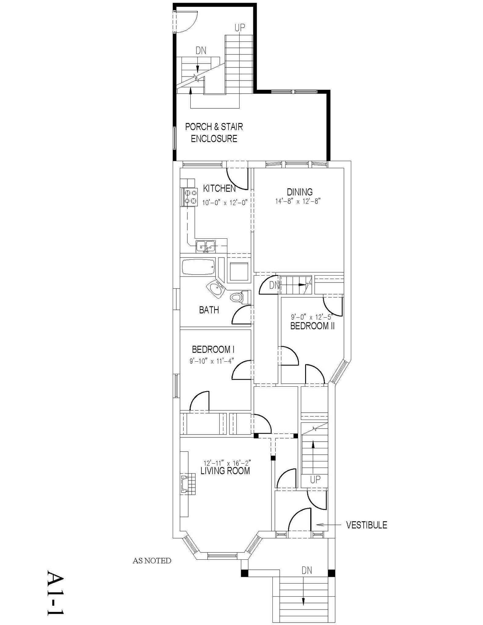 floor plan - 6110 S Evans Ave