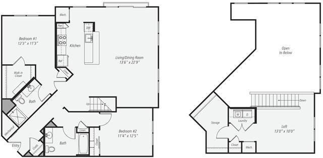 Floorplan - Avalon at Wesmont Station