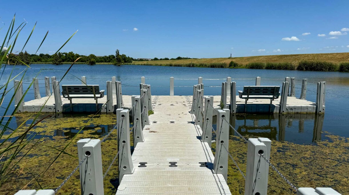 fishing pier at lake - 1189 Nevarez