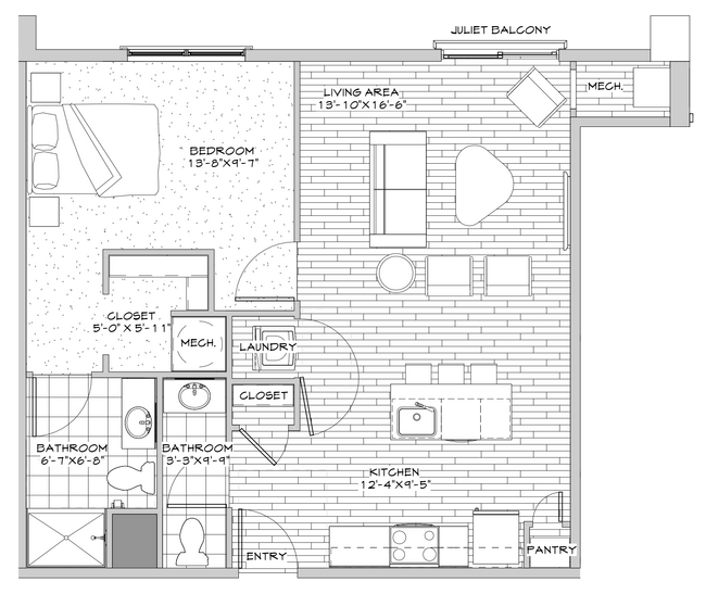 Jerome 214- 1bed - The Jerome
