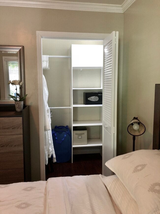 Closet in the bedroom - 153 S La Peer Dr