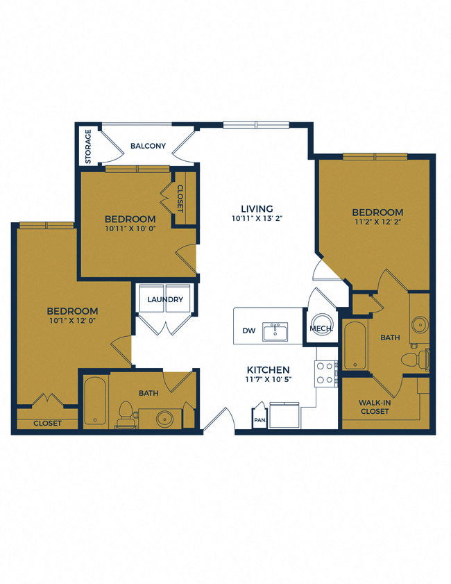 Floorplan - The Pointe at Bayou Bend