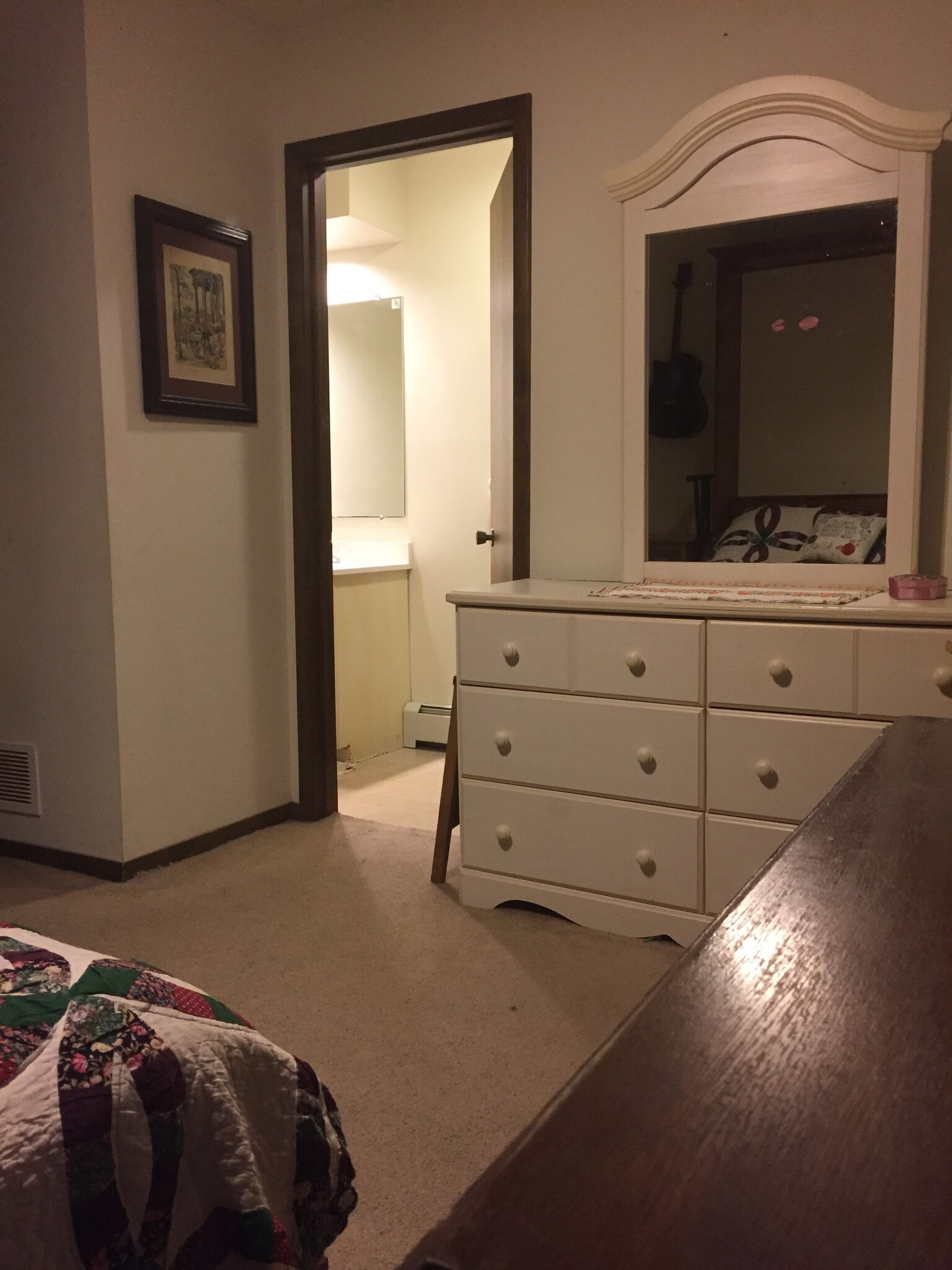 bedroom #2 with view of attached bath - 6344 Aurelia St