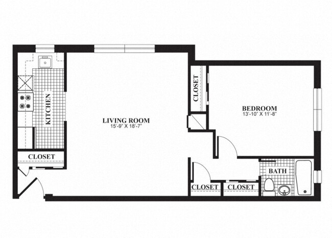 Floorplan - The Barrington Apartments