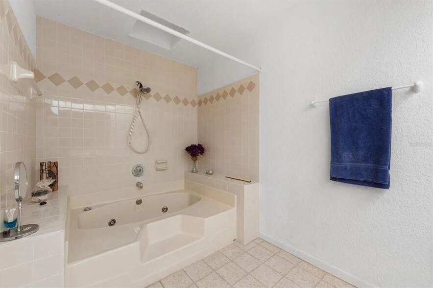 Master bathroom tub - 745 Pinellas Bayway S