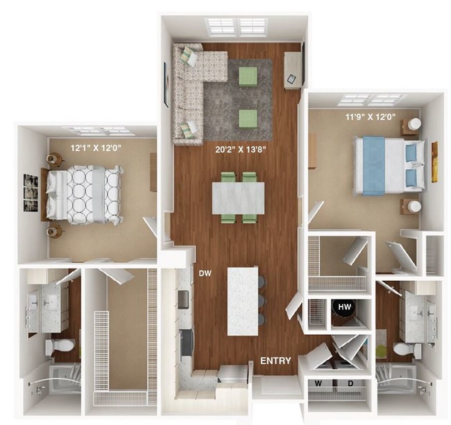 Floorplan - The Alexander at Sabal Point