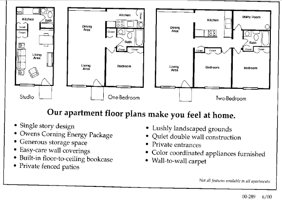 Floorplan - The Flats of Troy & PBMM Properties