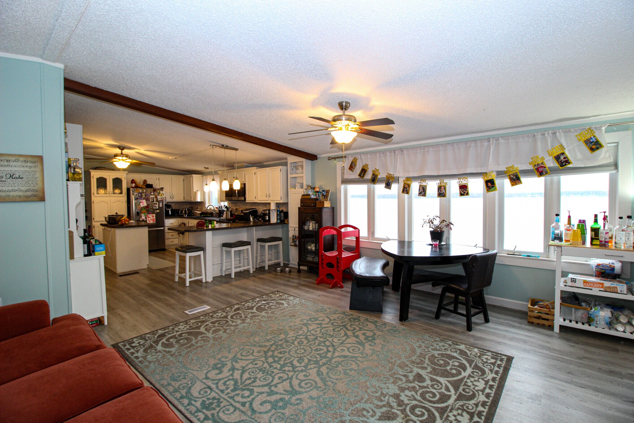 Living room with lake views - 17765 County Route 59