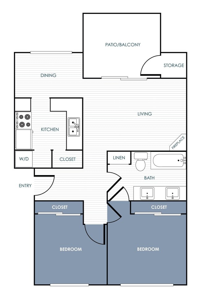 Floorplan - Cascade Park Apartments