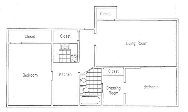 Floorplan - The Belmont Apartments