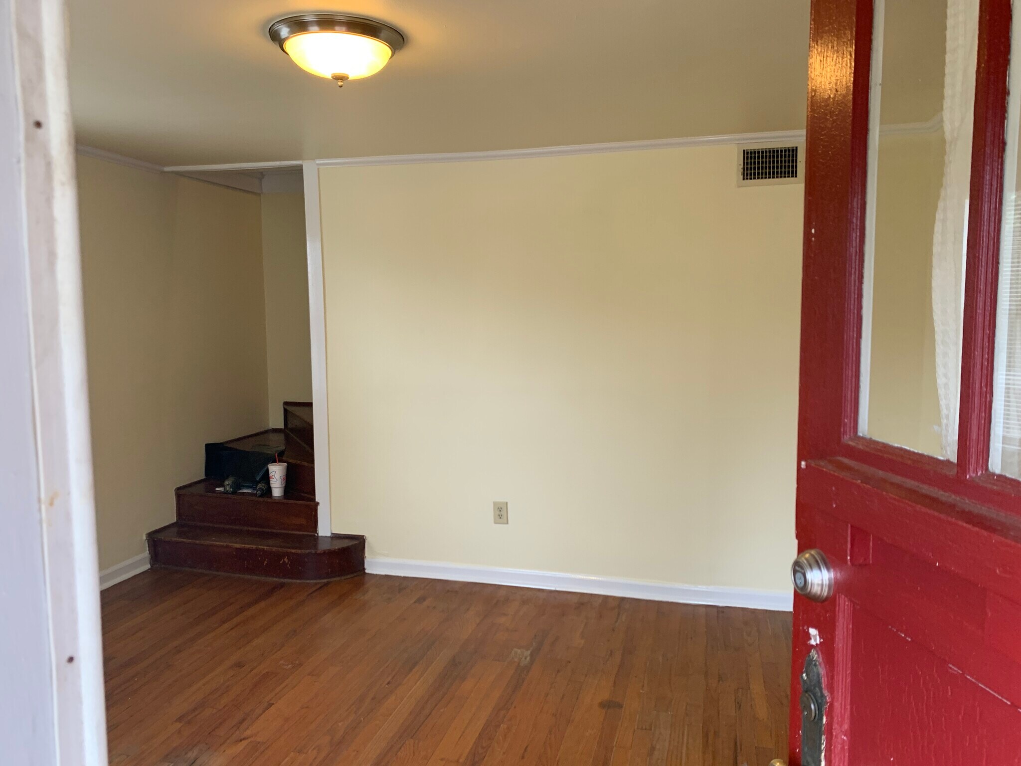 Living room from front door - 820 N Jackson St