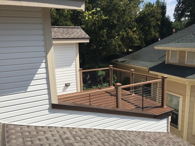 View of Master Br. Deck - 1431 S Elwood Ave