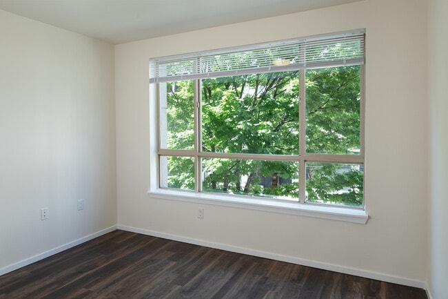 Bedroom with Courtyard View - Gilmore Apartments