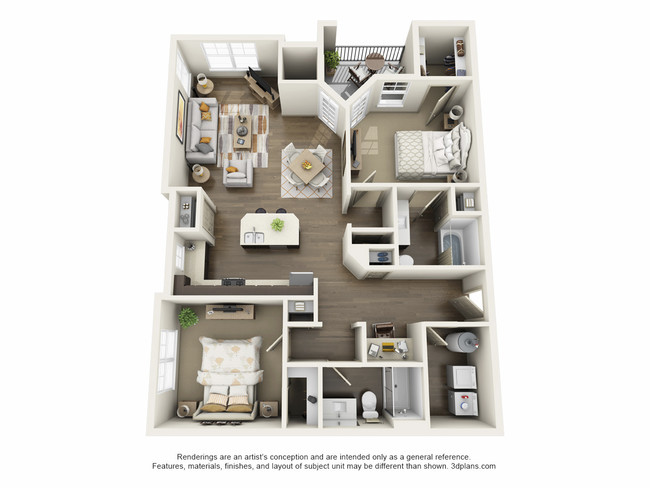 Floorplan - Mountain View Apartments