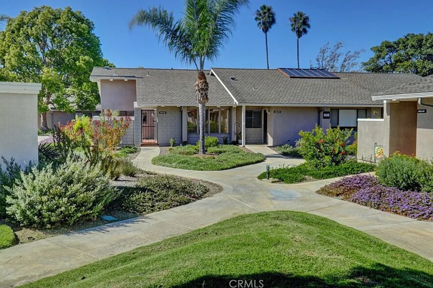 Your end unit townhouse is on left of back building. Foreground is beginning of beautiful greenbelt. - 8566 Larkhall Cir
