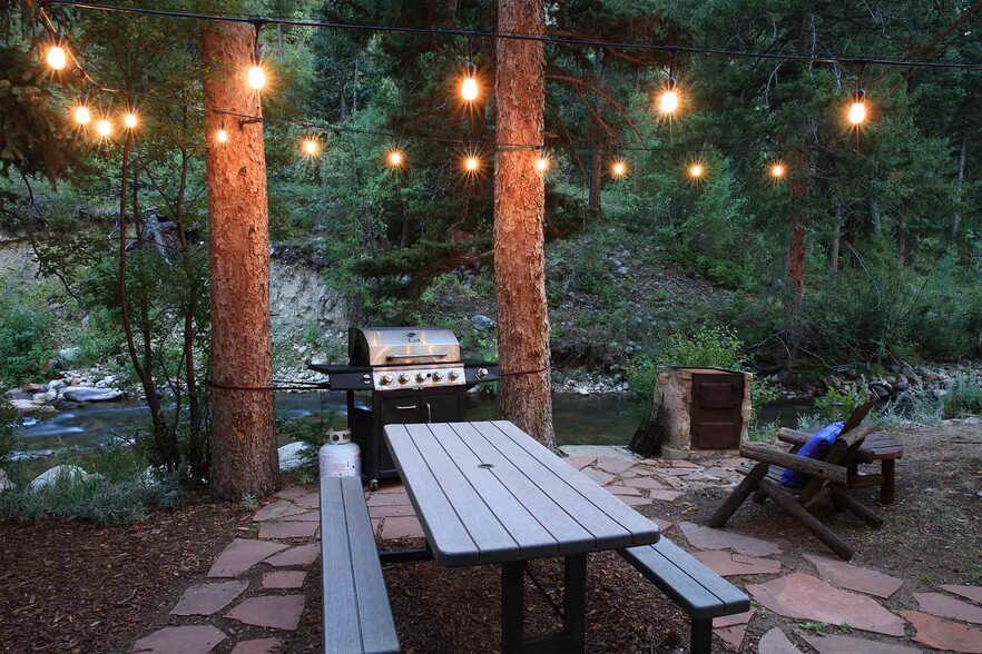Back Patio Evening - 2927 Riverside Dr