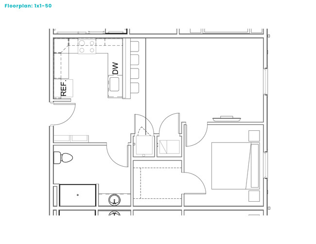 Senior Affordable Apartment, Unit 233 at Valley House Flats active 55+ senior apartments. - Valley House Flats 55 Year and Older