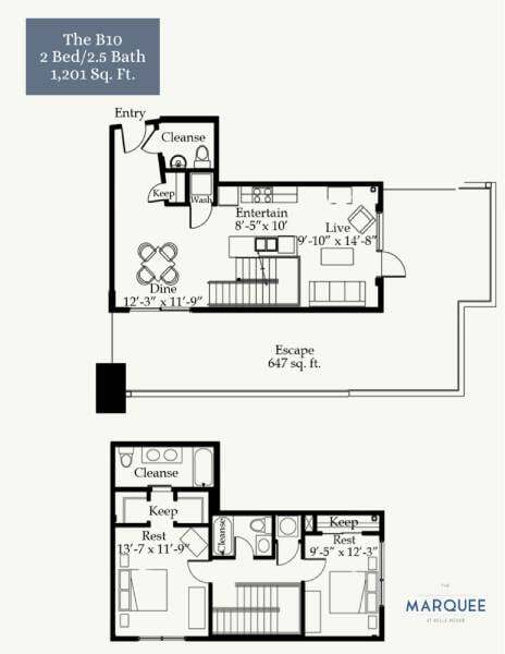 Floorplan - Marquee at Belle Meade