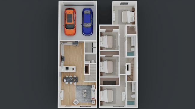 Floorplan - Audra Townhomes