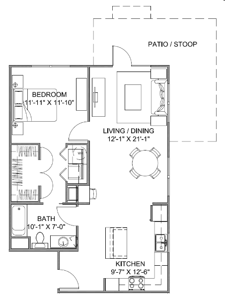 The Boulevard A - The Terrace at Midtowne